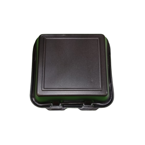 Contenedor Desechable 8x8 Liso Negro