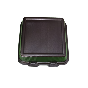 Contenedor Desechable 9x9 Liso Negro