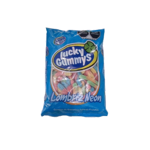 Lucky Gummys Lombriz Neon