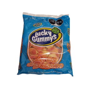 Lucky Gummys Aros de Durazno