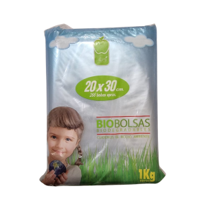 Bolsas de Plástico Biodegradable 20x30