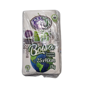Bolsa de Plástico Biodegradable 25x40