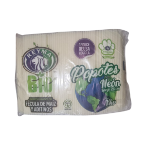 Popotes Biodegradables Largo 26 cm