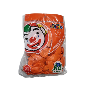 Globo Payaso #9 Decorator Naranja
