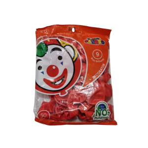 Globo Payaso #9 Decorator Rojo Brillante