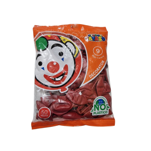 Globo Payaso #9 Decorator Rojo Cereza