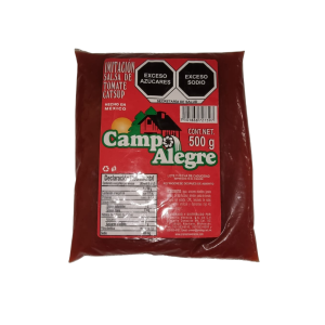 Imitación salsa de Tomate Catsup Campo Alegre