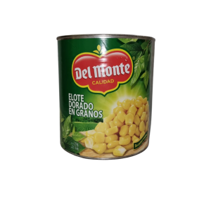 Elote dorado en granos Del Monte 2.9 k
